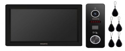 WARTE-IP-07-05PR Black Комплект IP домофона